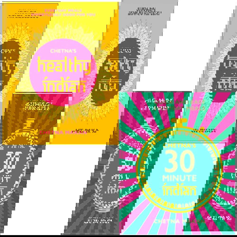Chetna Makan Collection 2 Books Set (Chetna's Healthy Indian, Chetna's 30-minute Indian)