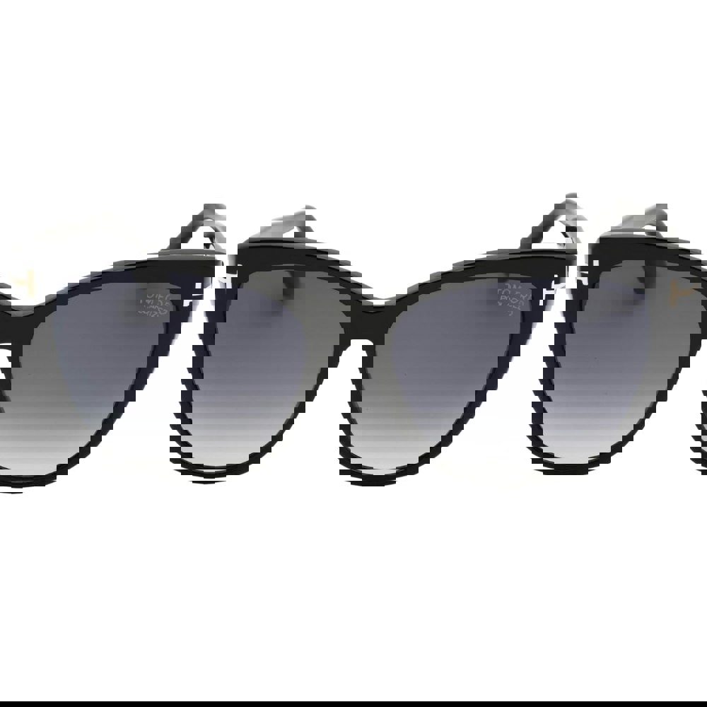 Tom Ford Smoke Polarized Lens Shiny Black Sunglasses