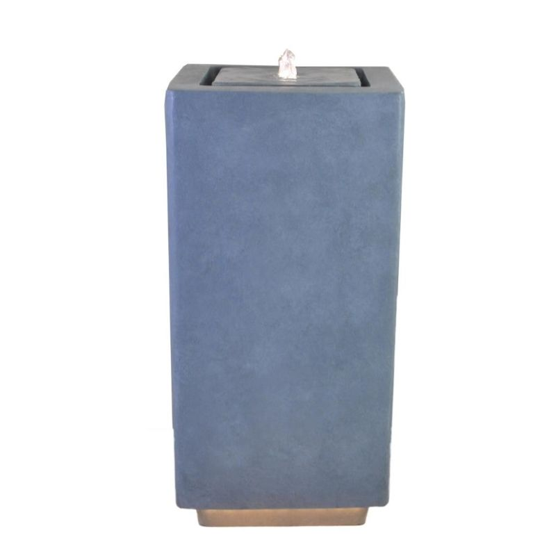 Tranquillity Water Features Ivyline Elite LED Large Cube Contemporary Water Feature
