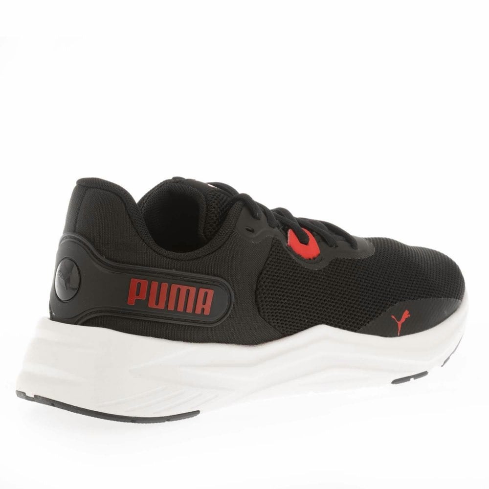 Puma Mens Disperse XT 3 Knitted Trainers - Black/White