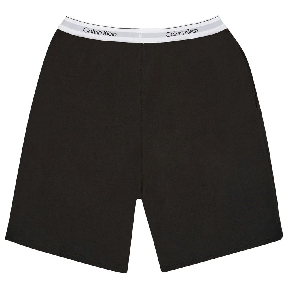 Calvin Klein Mens Plain Lounge Shorts - Black