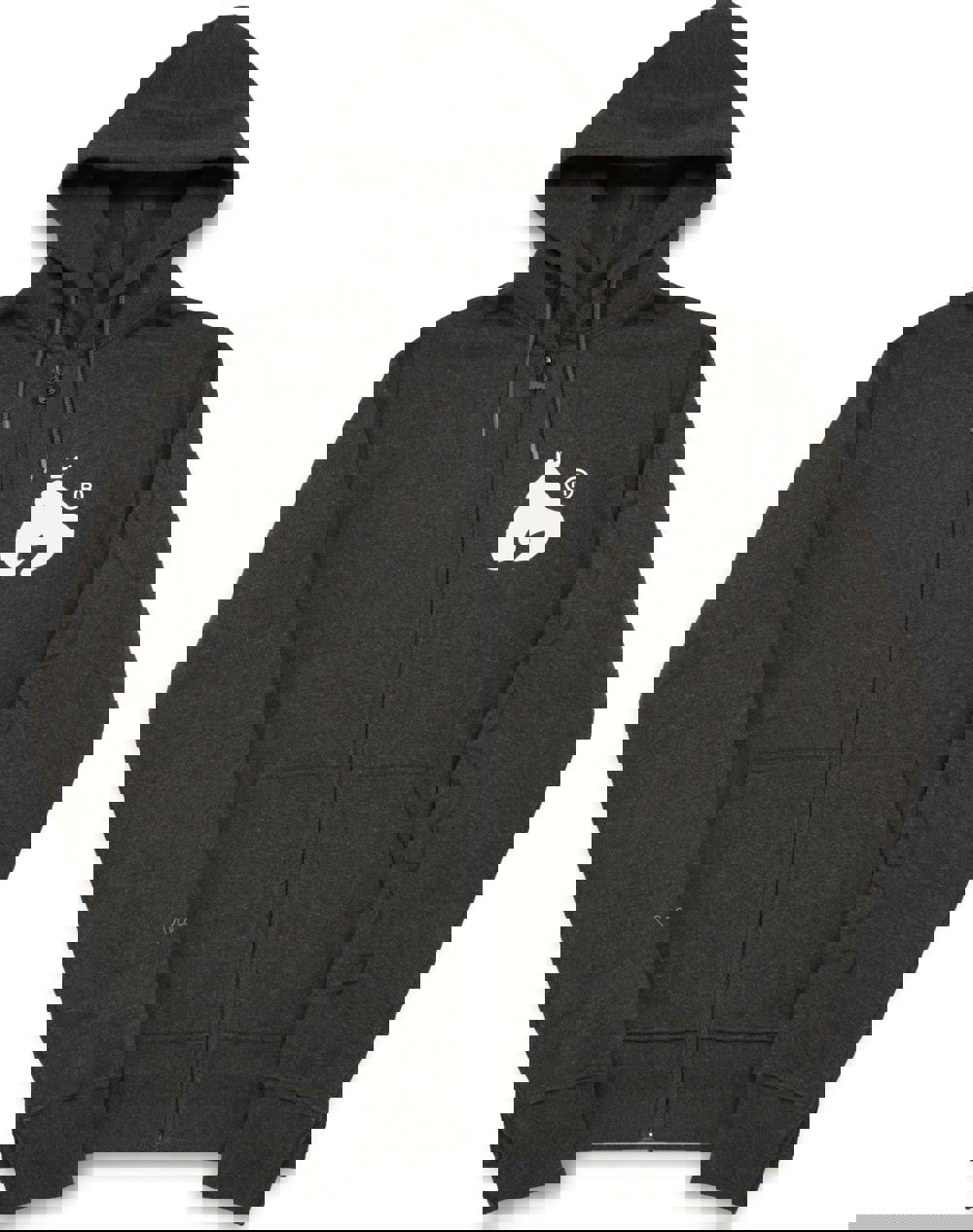Money Sig Line Zip Hood Charcoal