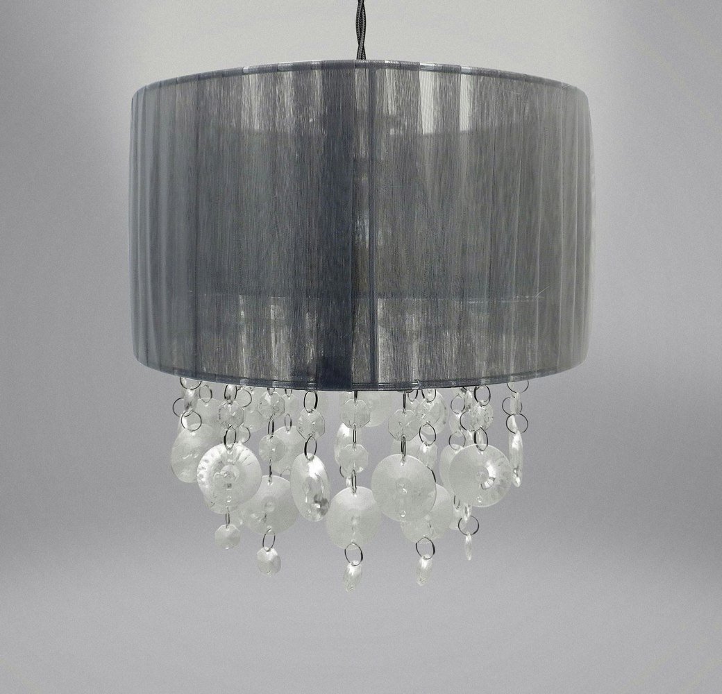 Country Club Elliana Ribbon Grey Light Fitting