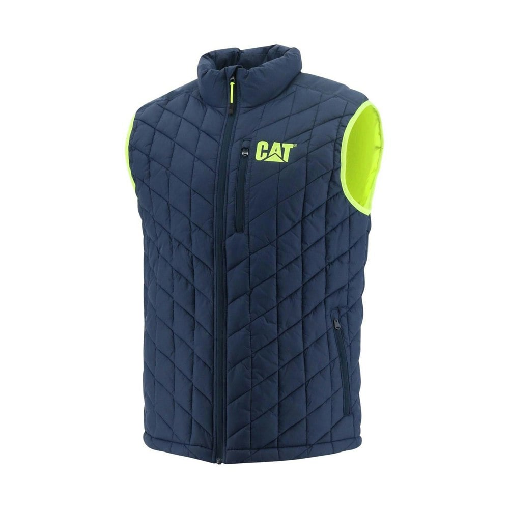 Caterpillar Mens Insulated Body Warmer - Blue