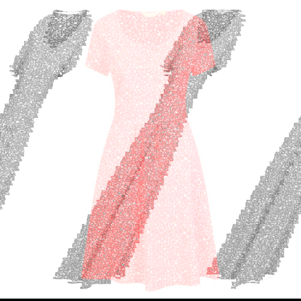 Mountain Warehouse Women's Orchid All-Over Print UV Protection Dress - Red