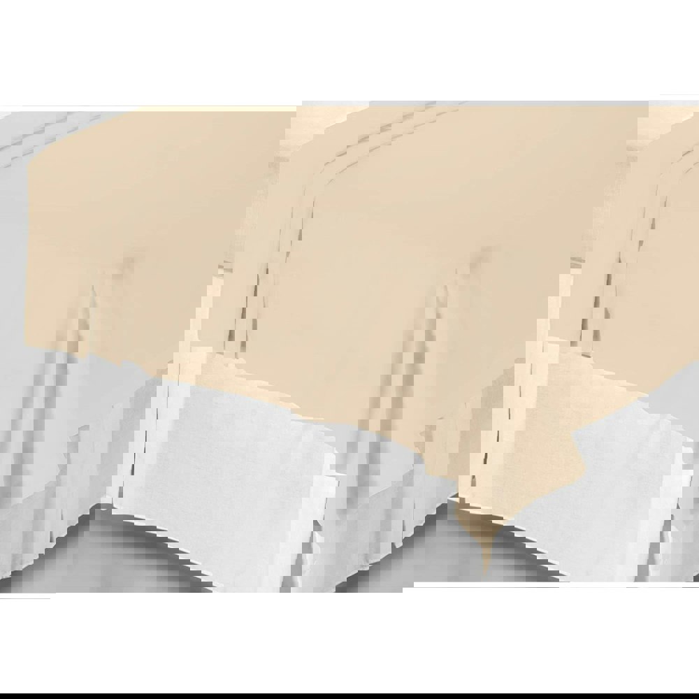 Belledorm 200 Thread Count Egyptian Cotton Flat Sheet - Papyrus