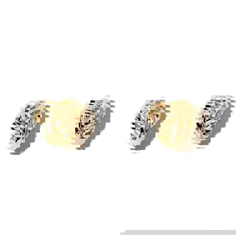 Gold Trip Love Knot Earrings