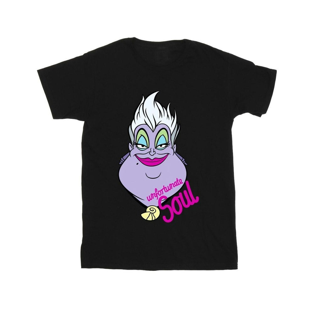 Disney Mens Villains Ursula Unfortunate Soul T-Shirt - Black