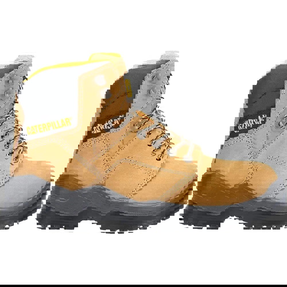 Caterpillar Mens Striver Lace Up Injected Leather Safety Boot - Honey