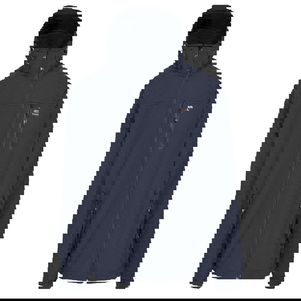 Trespass Mens Accelerator II Waterproof Softshell Jacket - Navy