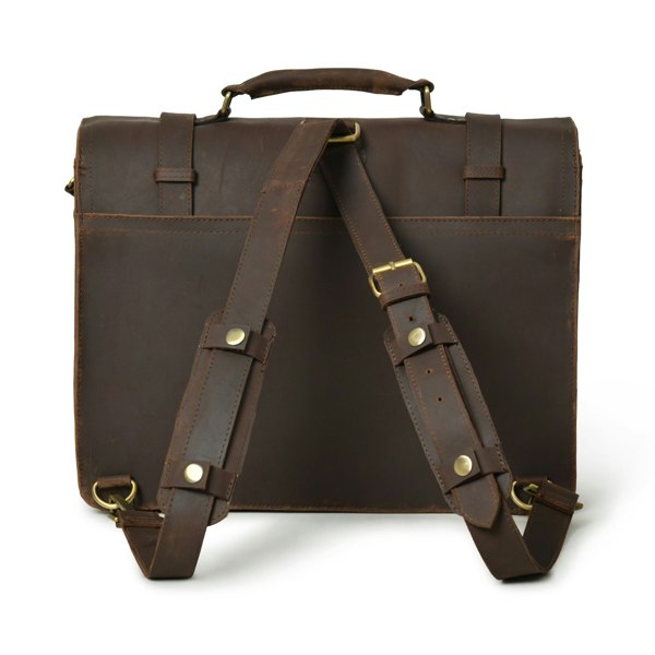 Lakshan Buffalo Leather Satchel Bag - DÖTCH CLUB