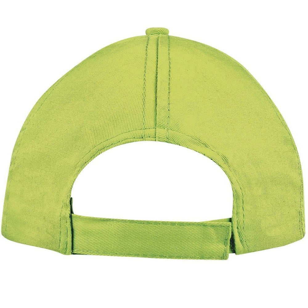 SOLS Unisex Buzz 5 Panel Baseball Cap - Apple Green