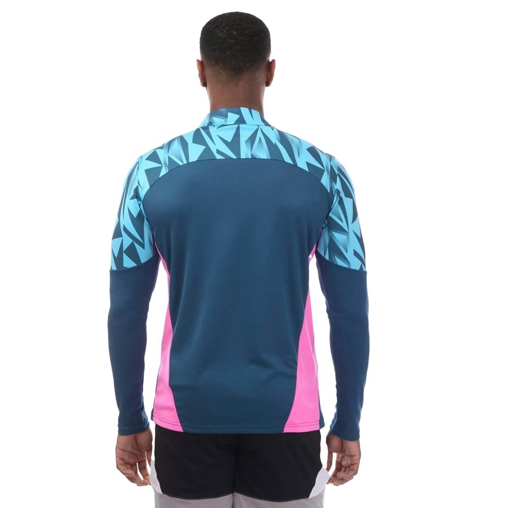 Puma Mens Individual Final Quarter Zip Training Top - Blue