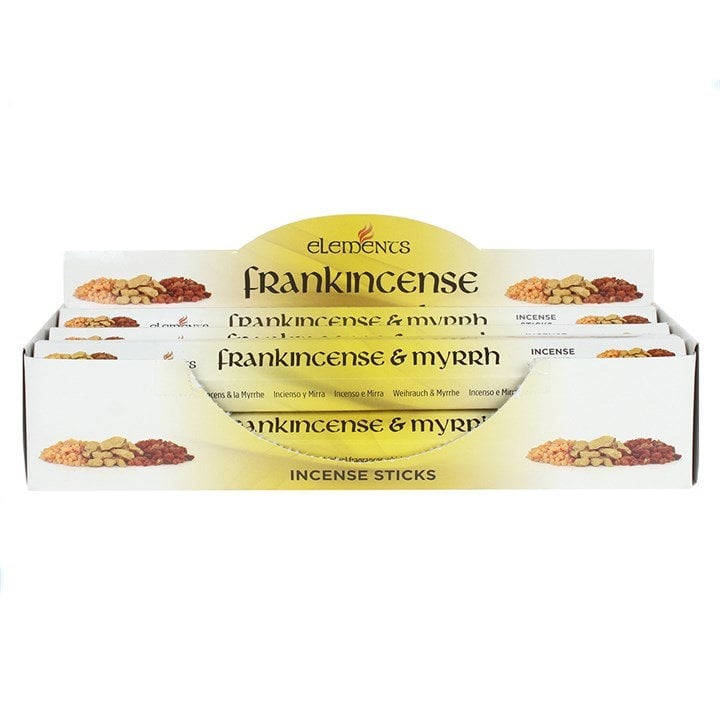Serano Set of 6 Packets of Elements Frankincense and Myrrh Incense Sticks