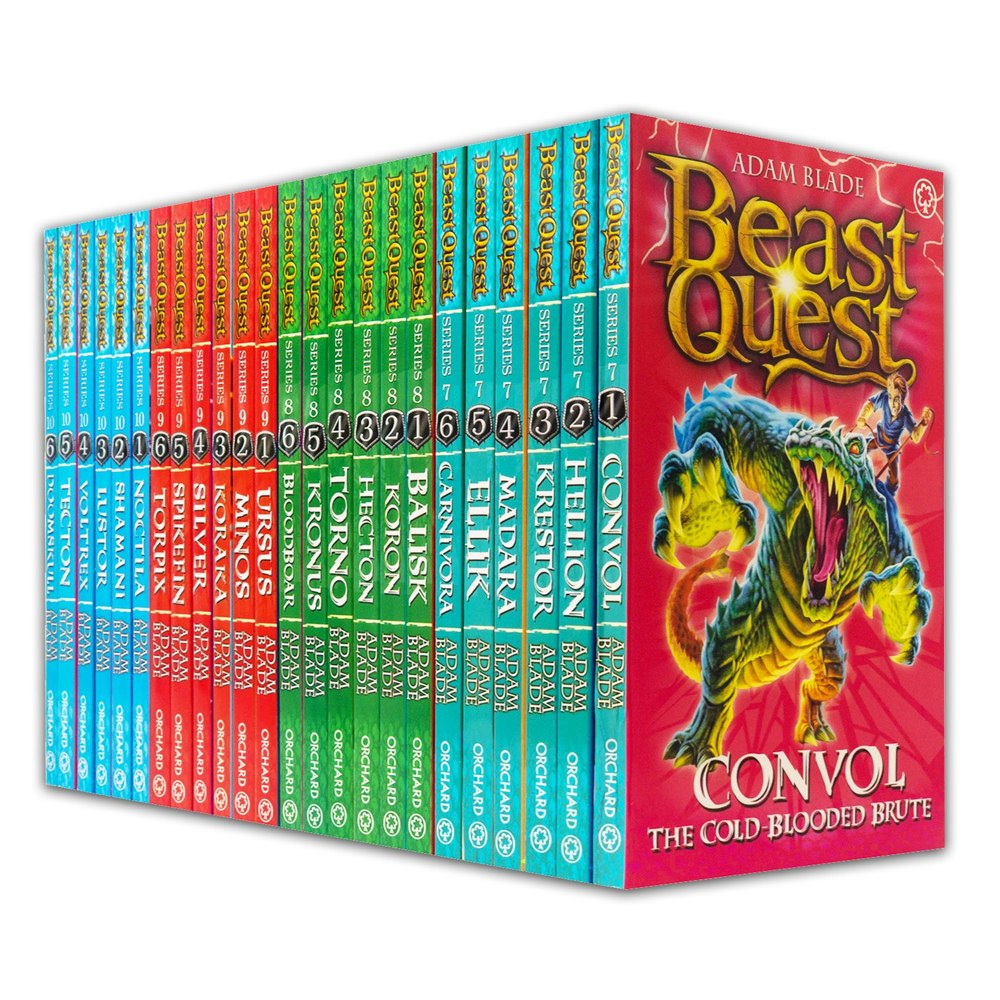 Beast Quest Series 7-10, 24 Book Set Series 7: 1-6, Series 8: 1-6, Series 9: 1-6 & Series 10: 1-6