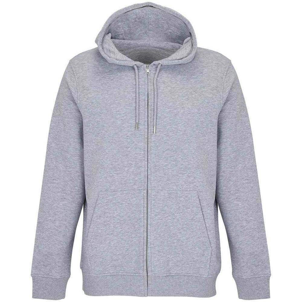 SOLS Unisex Adult Calipso Marl Full Zip Hoodie - Grey Marl - Grey Marl