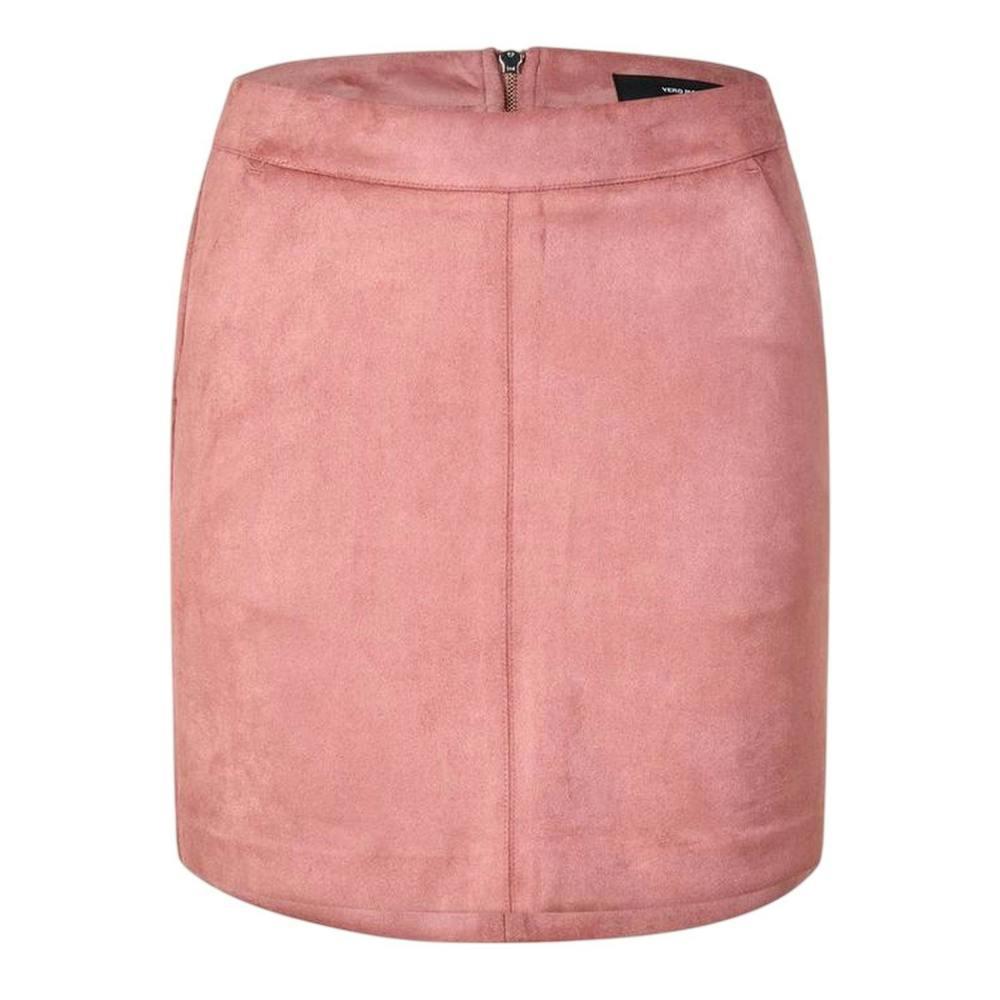 Vero Moda Womens/Ladies Donna Faux Suede Slim Pencil Skirt - Old Rose - 