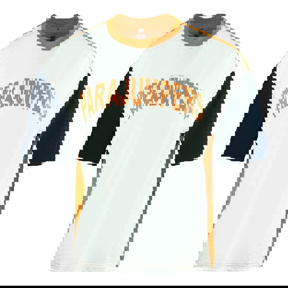 Parajumpers Block Tee Logo White Box T Shirt