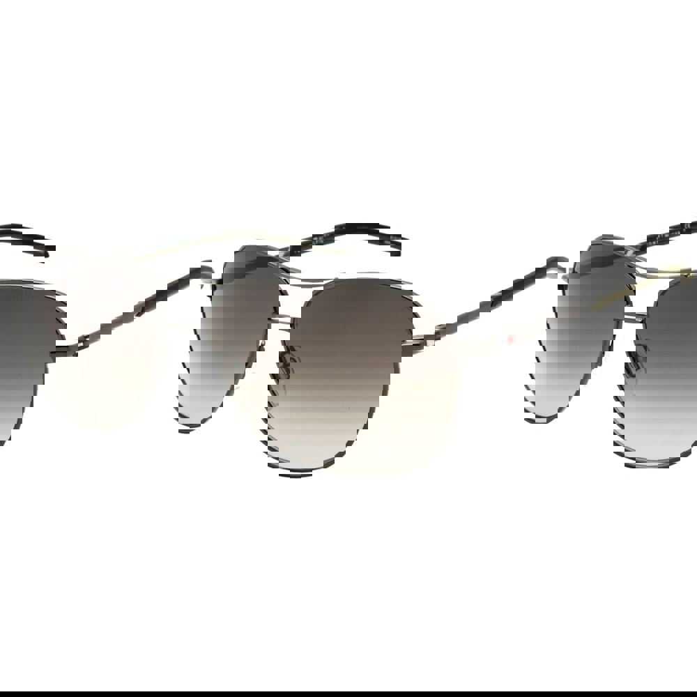 Tommy Hilfiger Brown SF Lens Dark Silver Sunglasses One Size