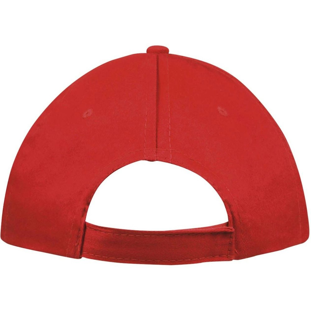 SOLS Unisex Sunny 5 Panel Baseball Cap - Red