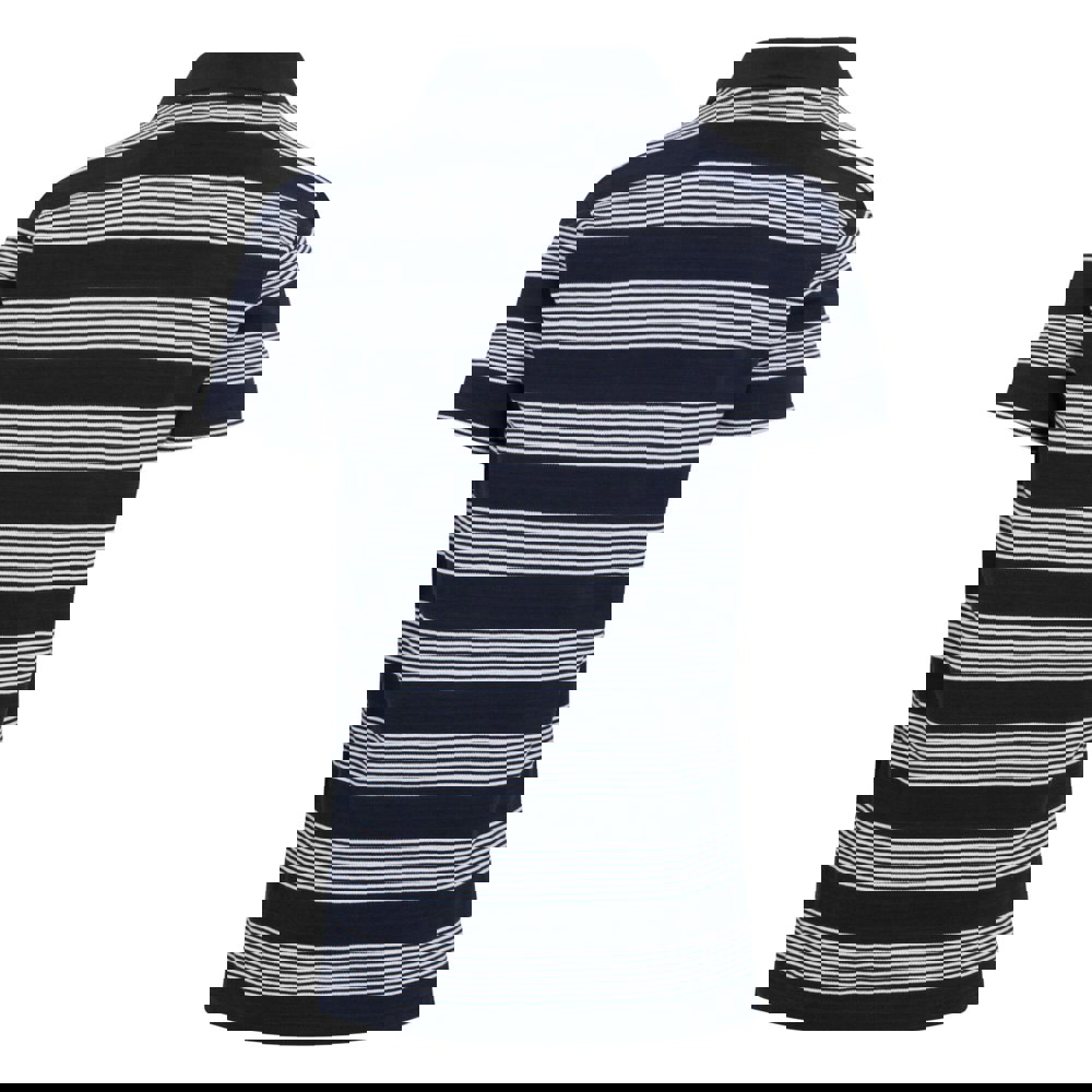 Regatta Mens Tempete Stripe Polo Shirt - Navy/White