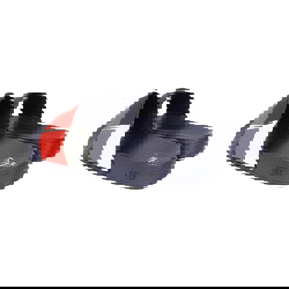 Crosshatch Men's Rentrays Sliders - Red/Navy