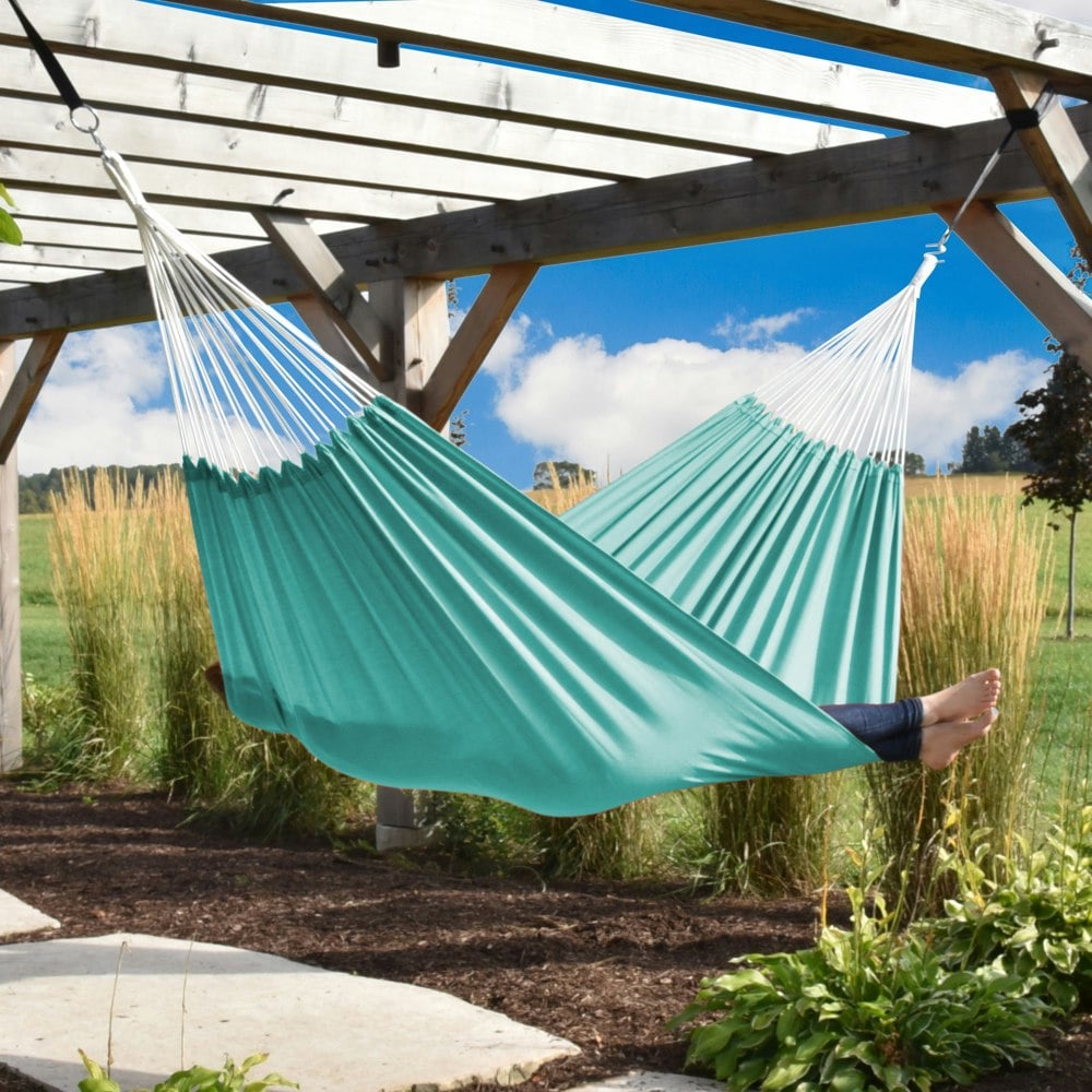 Vivere Brazilian Sunbrella Double Hammock - Aruba