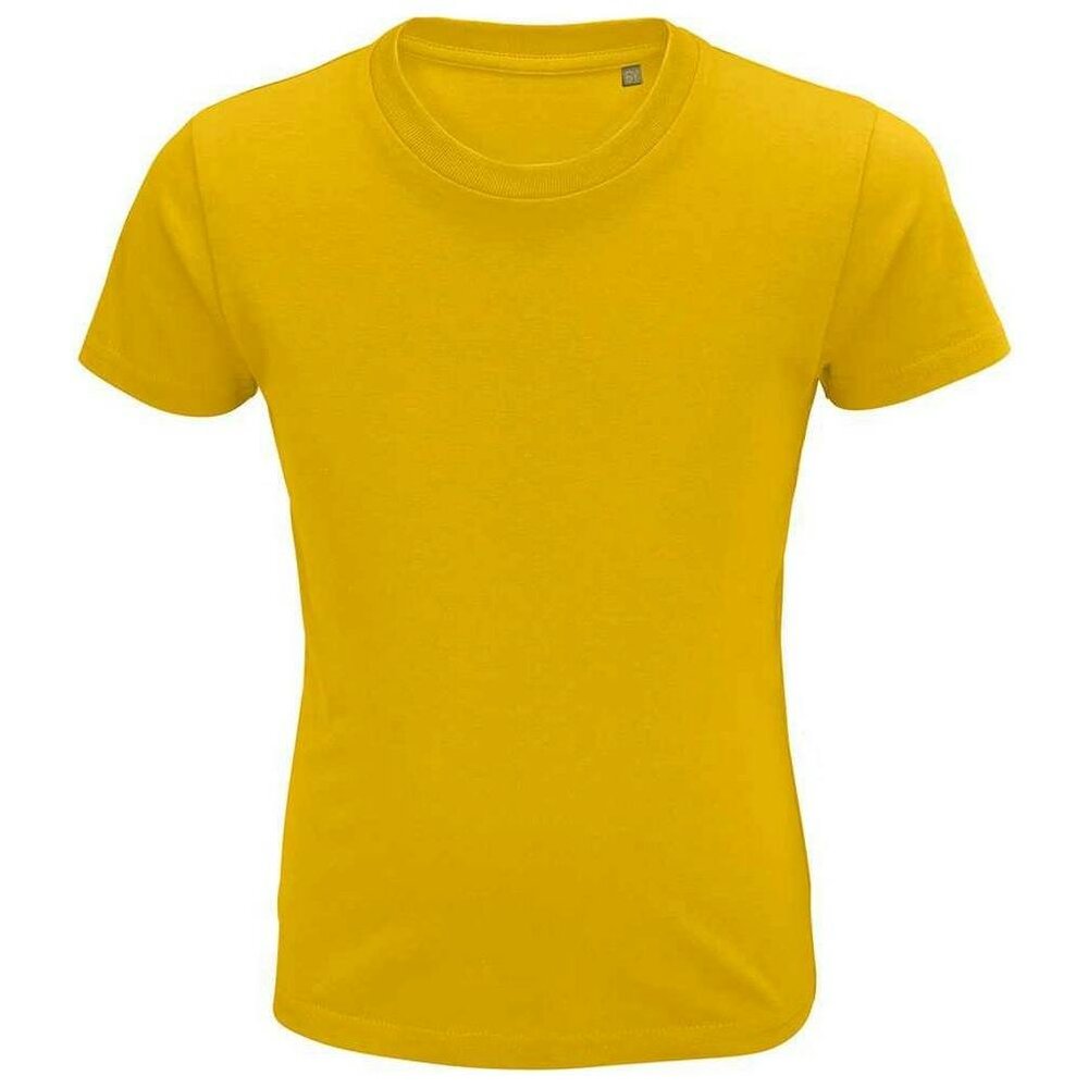 SOLS Childrens/Kids Crusader Organic T-Shirt - Gold - Gold - 100% Organic Cotton