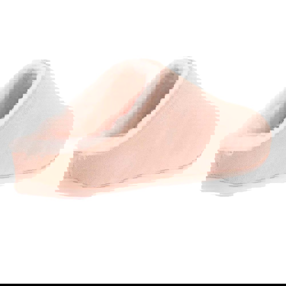 FitFlop Womens/Ladies Chrissie Suede Shearling Slippers - Pink