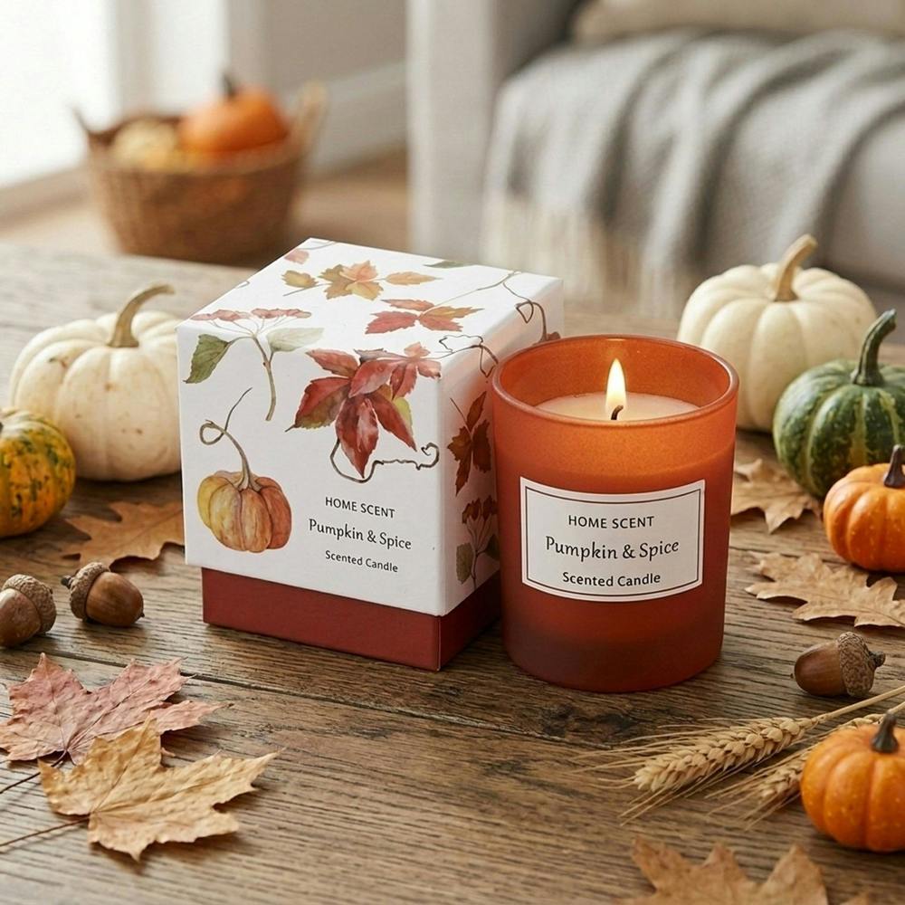 Garden Greatness Pumpkin & Spice Scented Candle