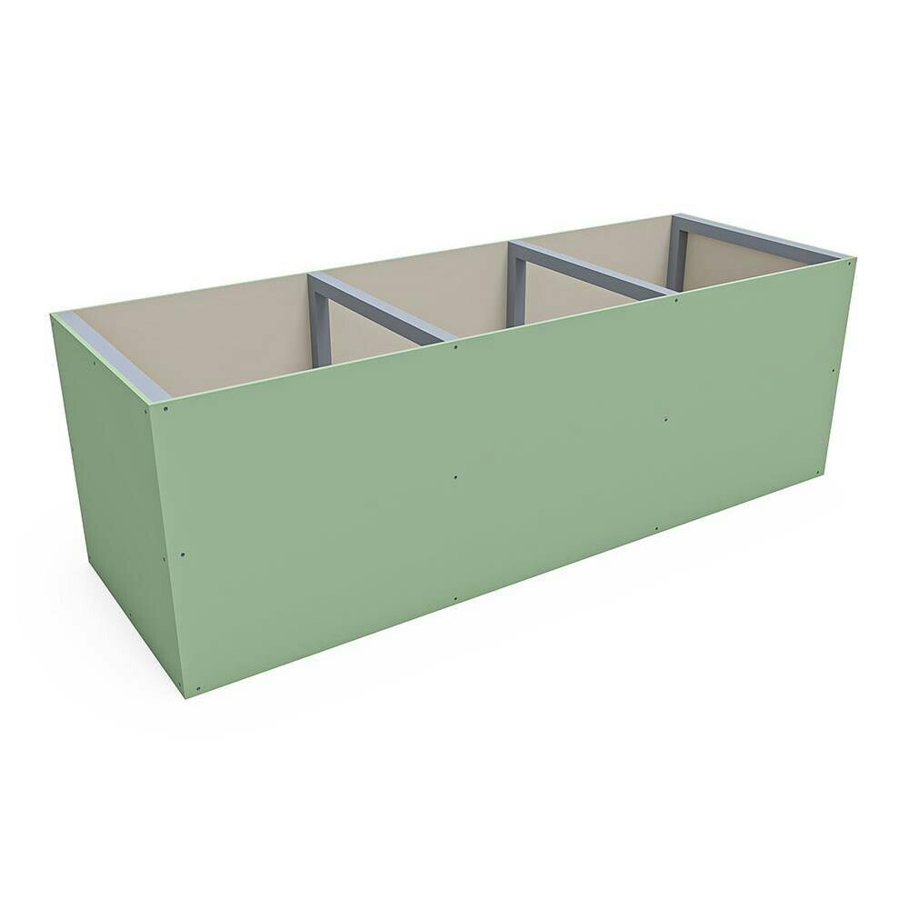 Dunster House Green Garden Bed Planter 1800mm x 600mm x 600mm
