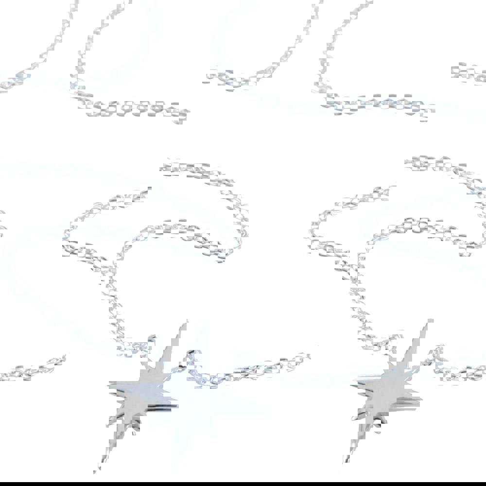 Follow that Star Sterling Silver Necklace - Reeves & Reeves