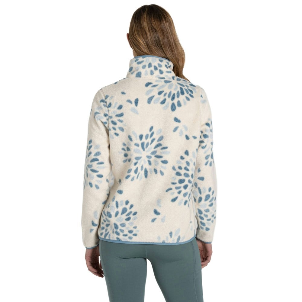 Craghoppers Womens/Ladies Rosemary Floral Overhead Fleece Top - Sky