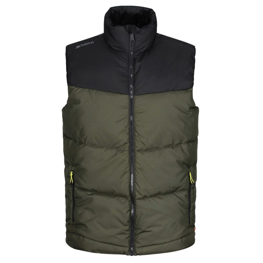Regatta Mens Regime Insulated Body Warmer - Dark Khaki/Black