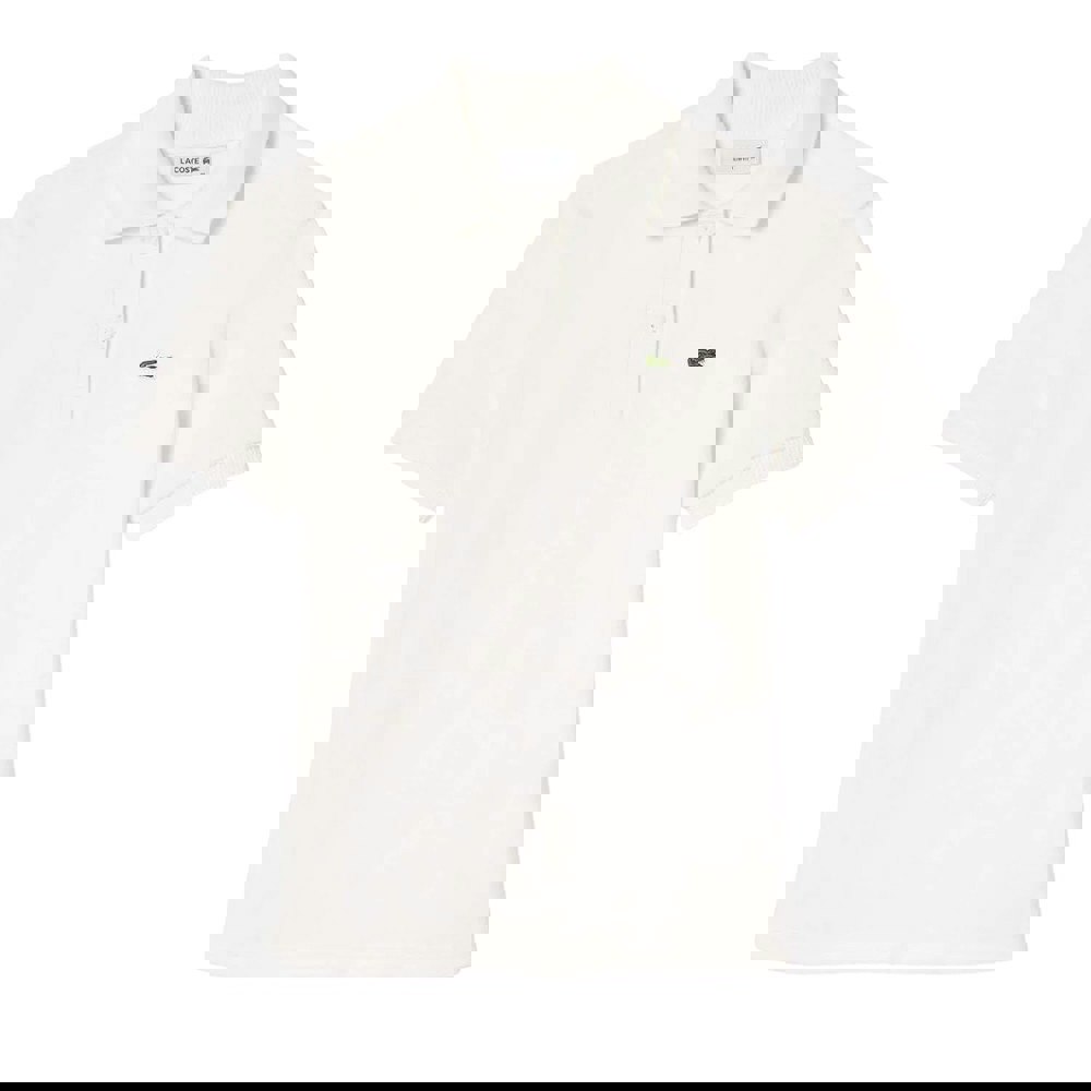 Lacoste Womens/Ladies Terrycloth Slim Polo Shirt - Cream