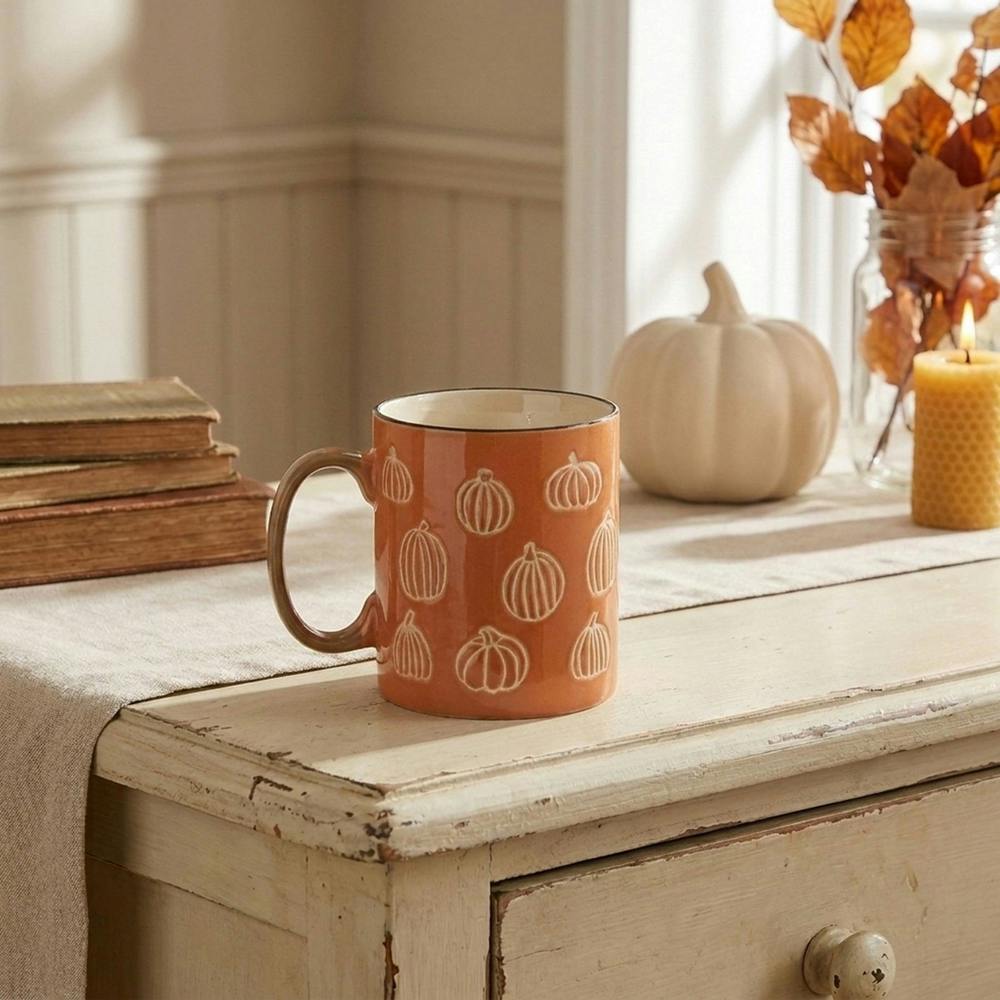 Garden Greatness Stay Cozy Autumnal Pumpkin Mug