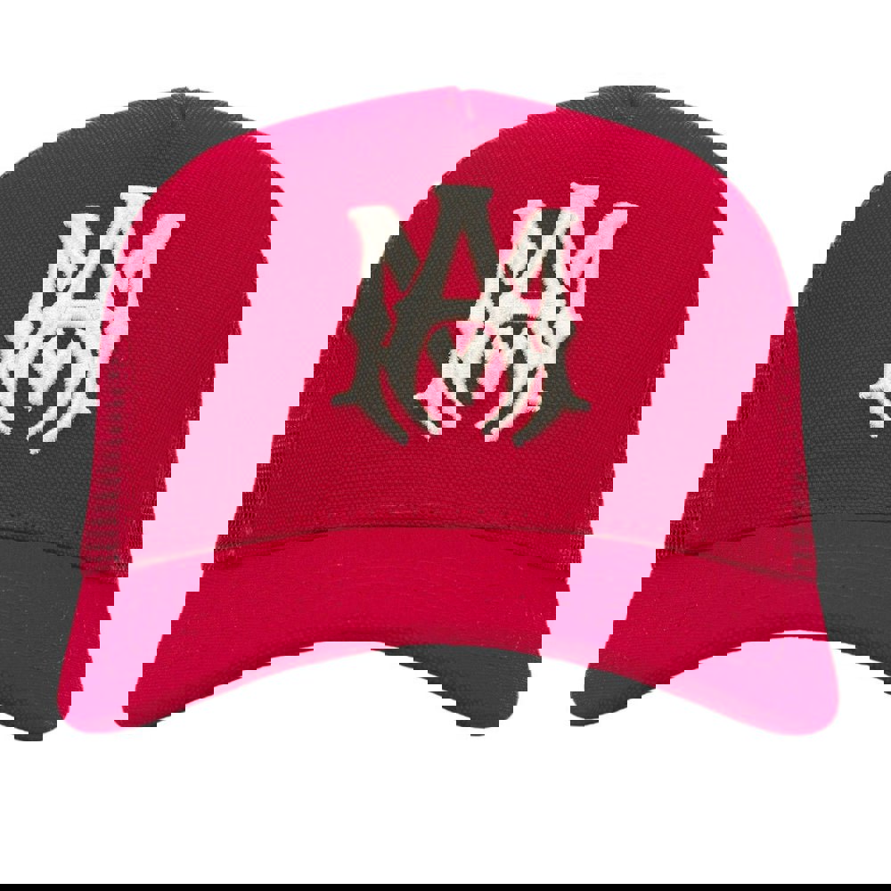 Amiri MA Logo Red Trucker Hat One Size