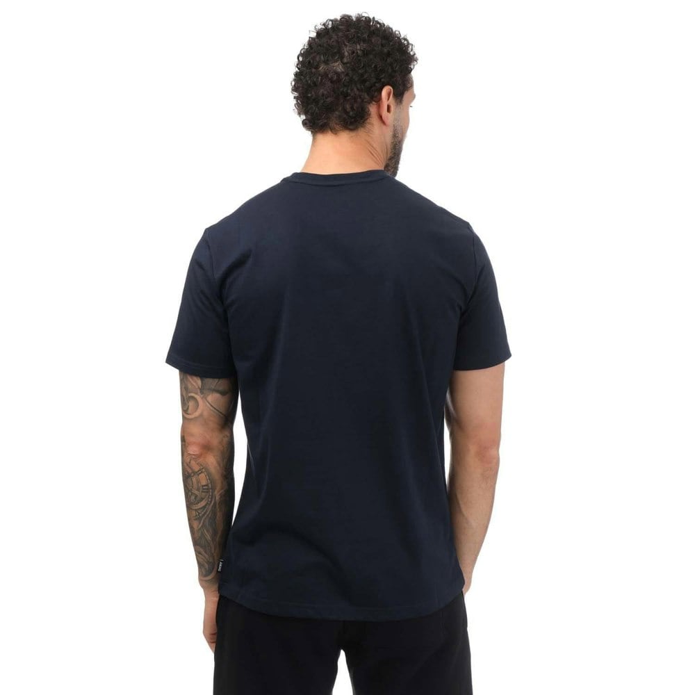 DKNY Mens Tonal Logo T-Shirt - Navy