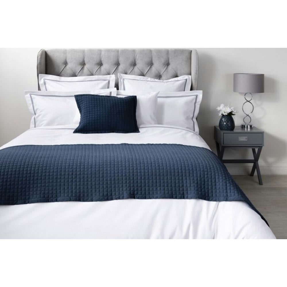 Belledorm Crompton Quilted Bed Runner - Navy