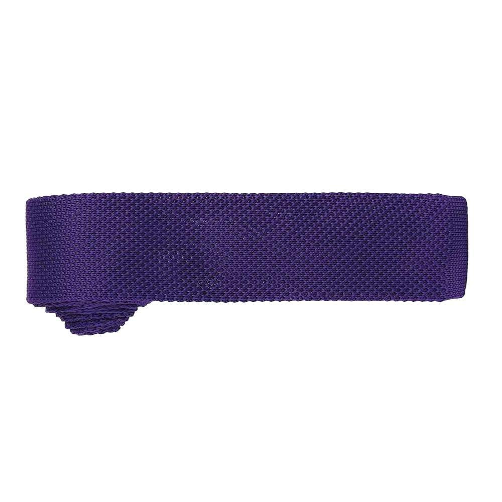 Premier Unisex Adult Slim Knitted Tie - Purple