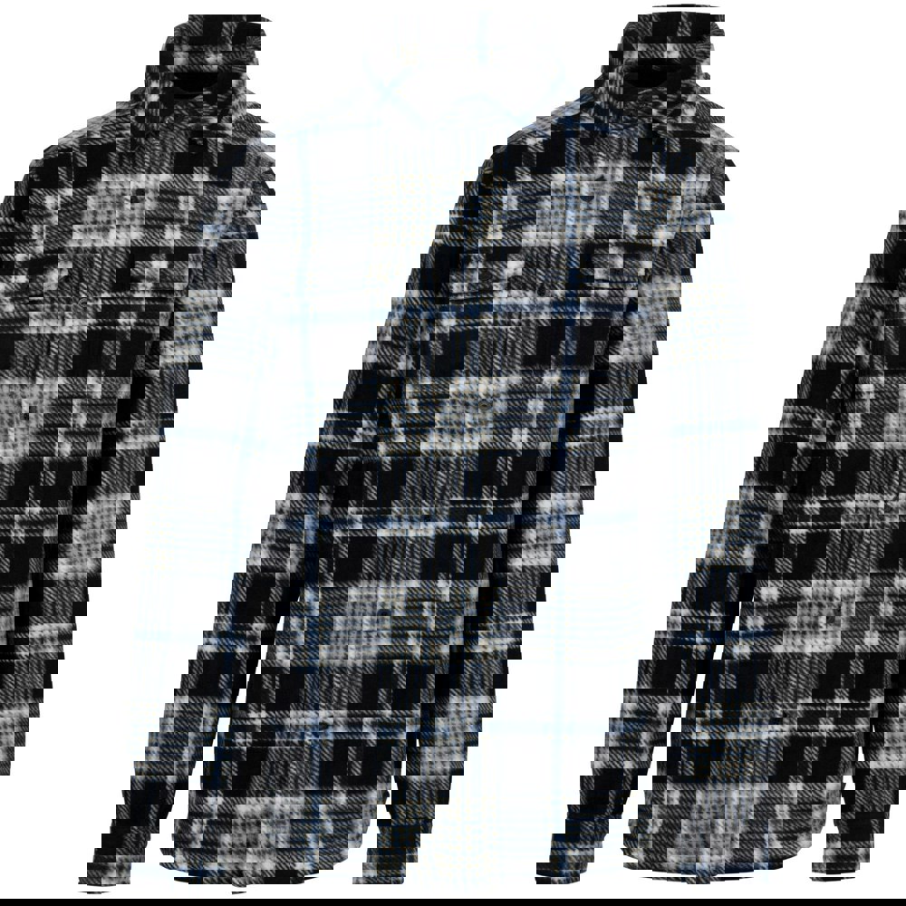 Trespass Mens Checkley Checked Microfleece Shirt - Black