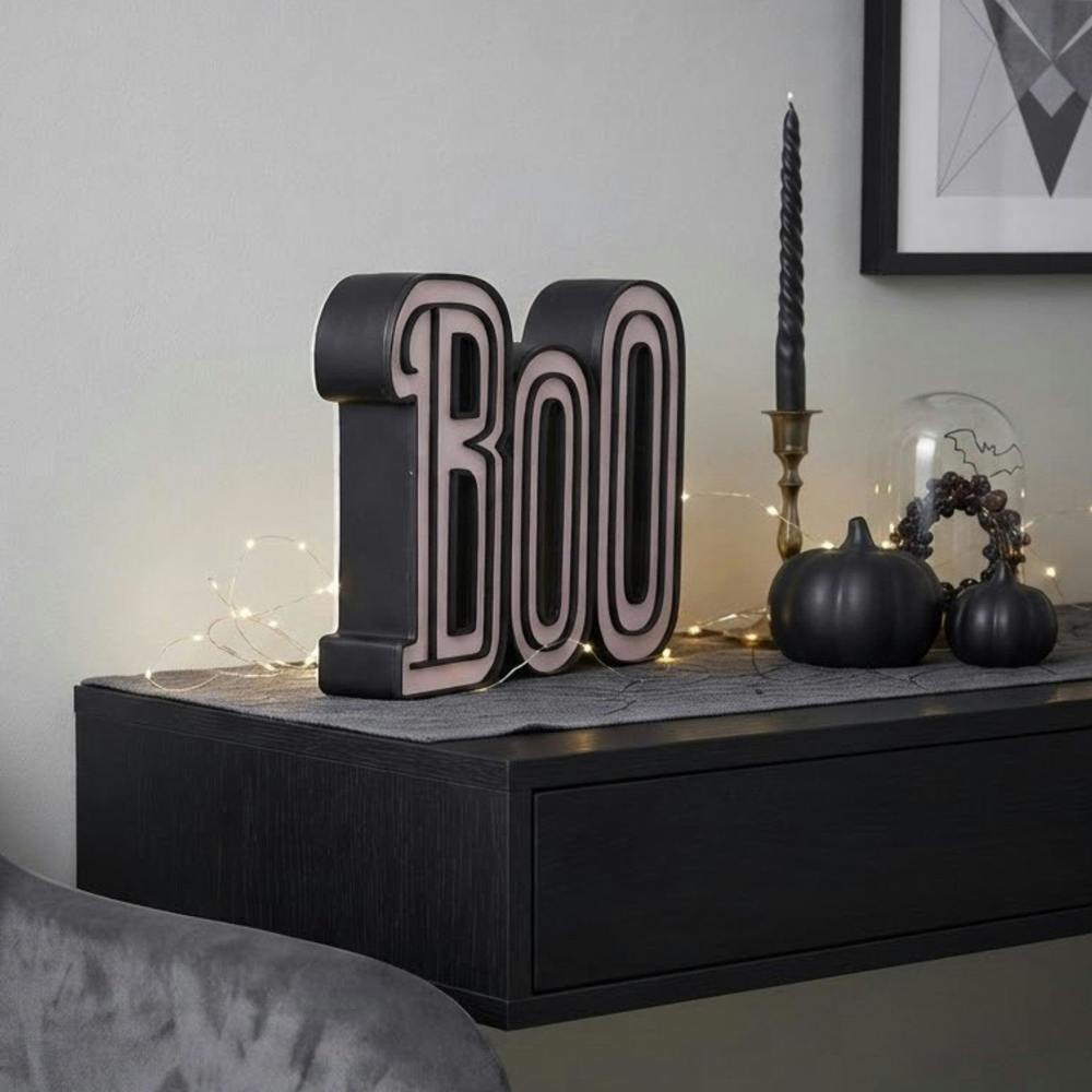 Garden Greatness Poison Pink Boo Halloween Sign