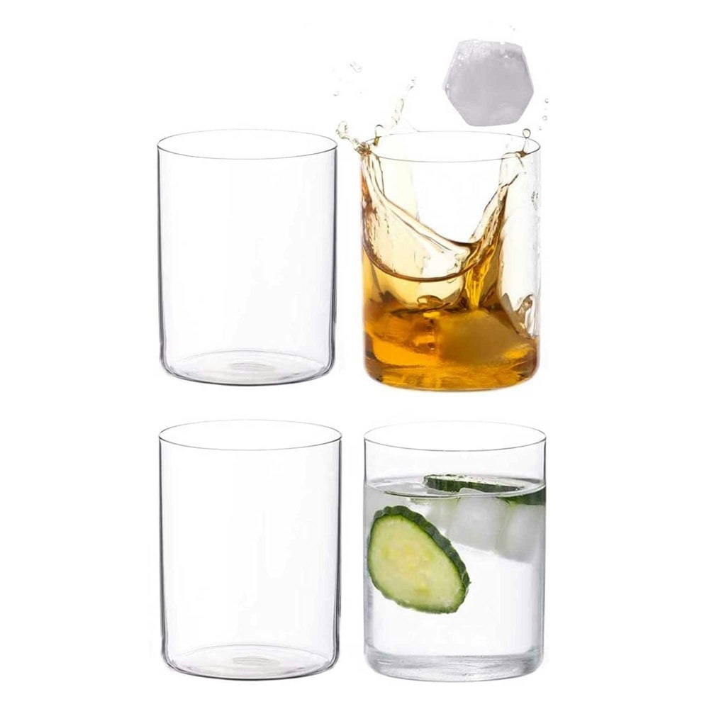 Diamante Light & Thin Air Drinking Glasses - Set of 4