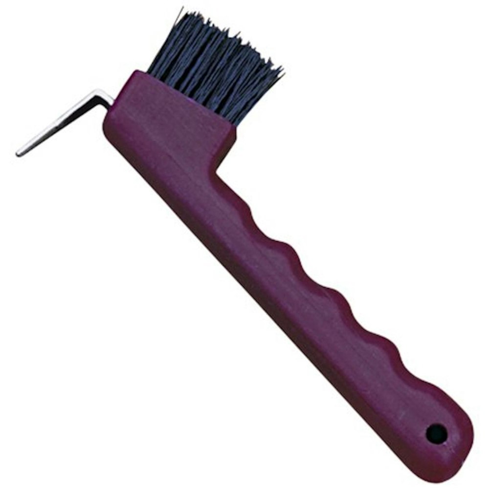 Lincoln Hoof Pick With Brush - Purple