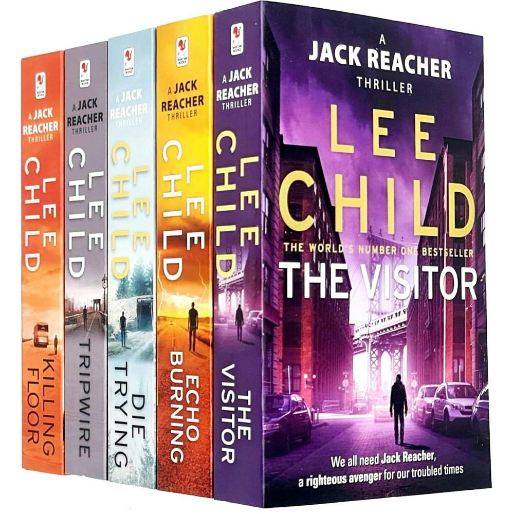 Jack Reacher Series 1-5 Collection by Lee Child 5 Book Set (Killing Floor, Die Trying, Tripwire & More)