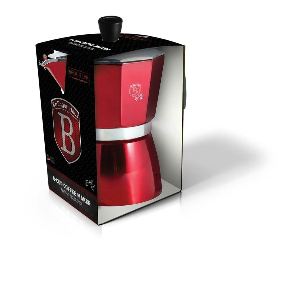 Berlinger Haus Coffee Maker 6 Cups BH-1940 Burgundy Collection