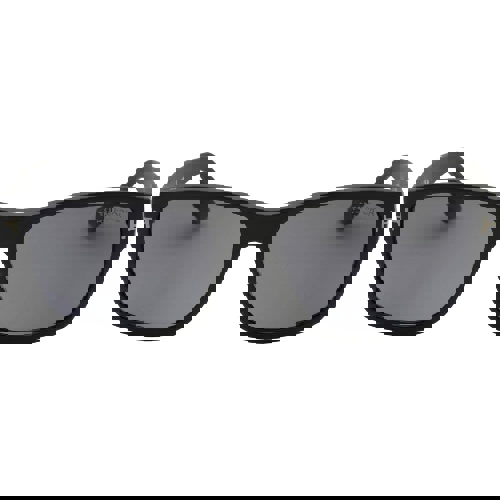 Tom Ford Smoke Polarized Matte Black Sunglasses One Size