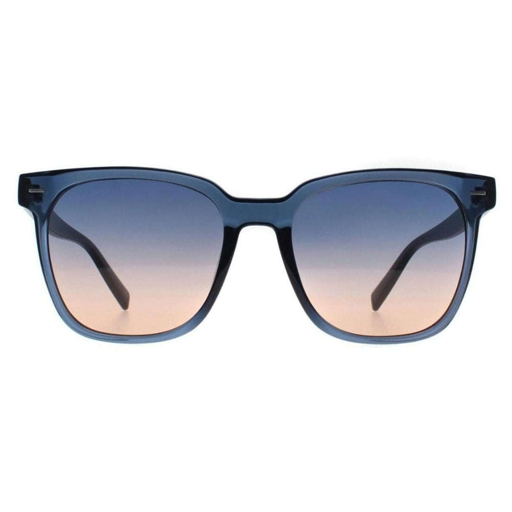 Calvin Klein Crystal Navy Frame Navy Peach Gradient Lensed Sunglasses