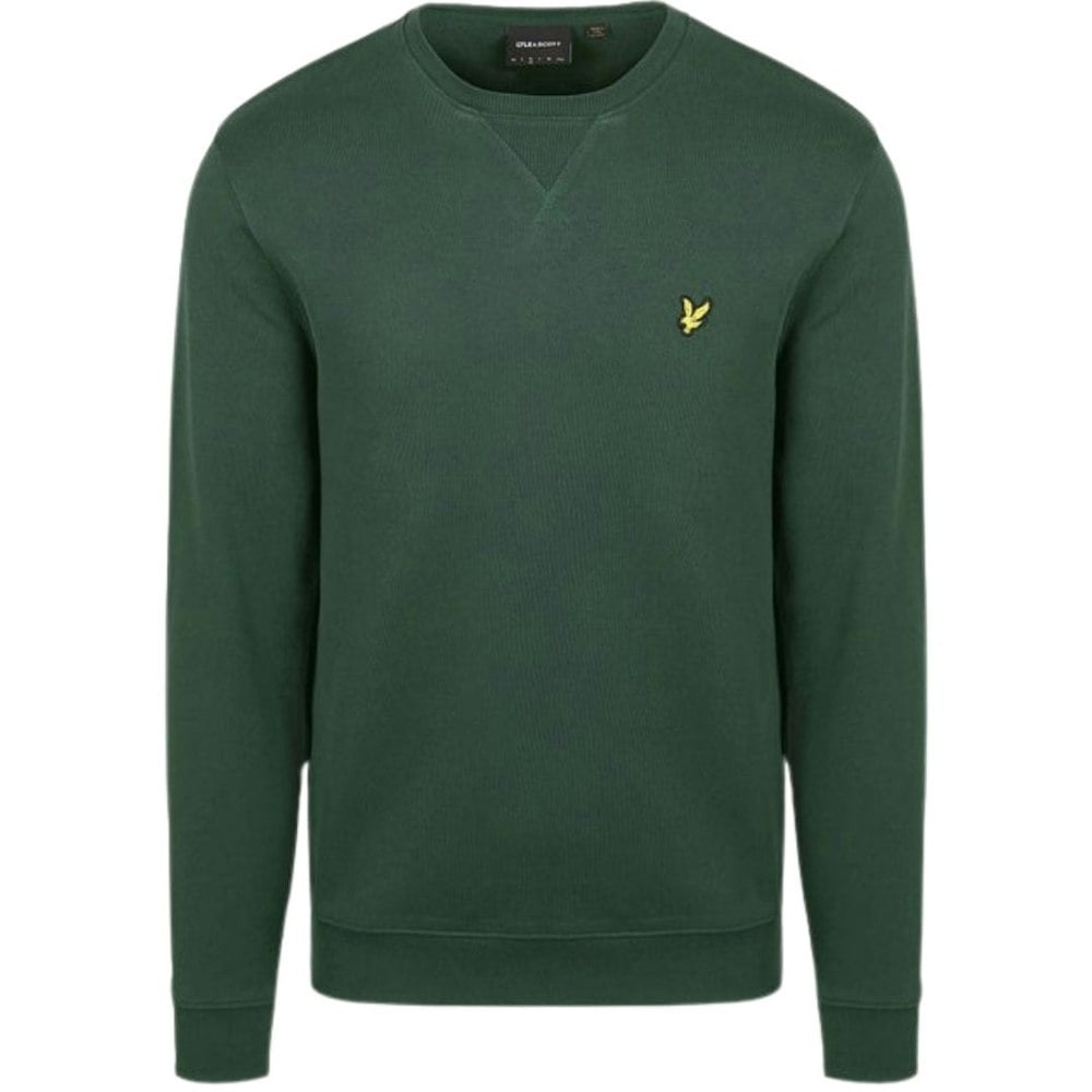 Lyle & Scott Branded Argyle Teal Green Pull-over Sweatshirt M