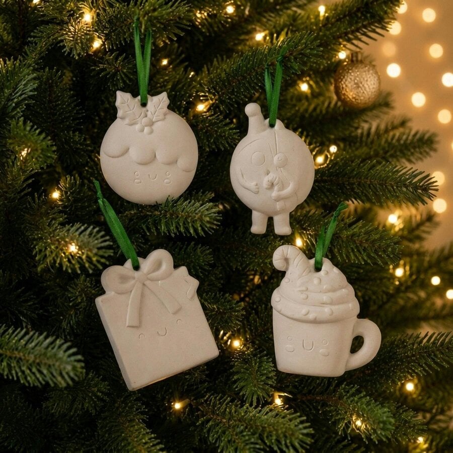 Garden Greatness Paint Your Own Dinosaur Hanging Tree Decorations
